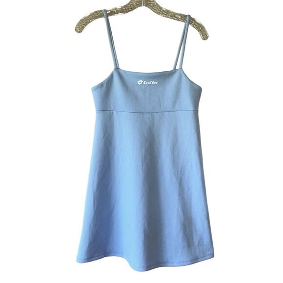 NEW Zara Light Blue Lotto Dress - Picture 1 of 6